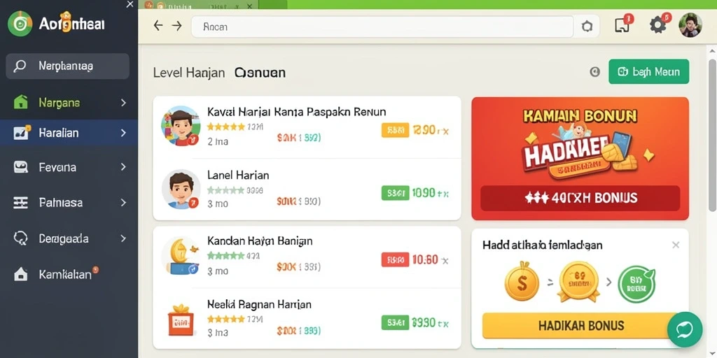 Karakter unik yang bisa dipilih pemain.