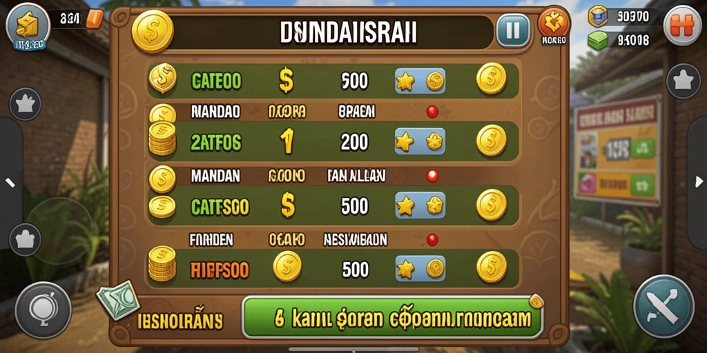 Tangkapan layar dari gameplay seru di DANA777.