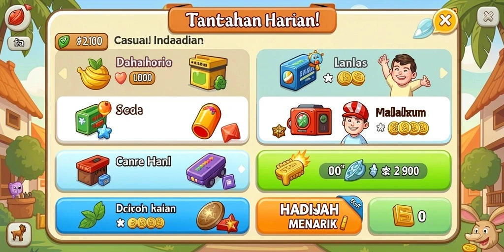 Pengalaman bermain yang seru dan mendebarkan.