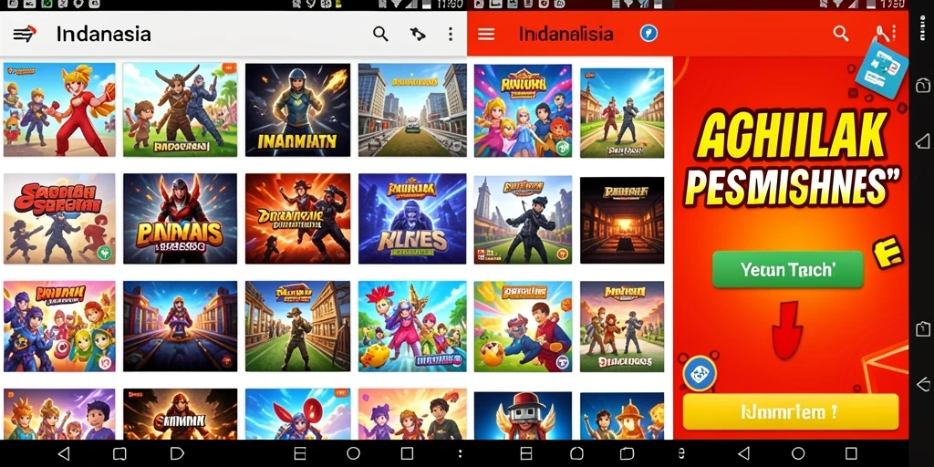 Fitur multiplayer yang memungkinkan bermain dengan teman.