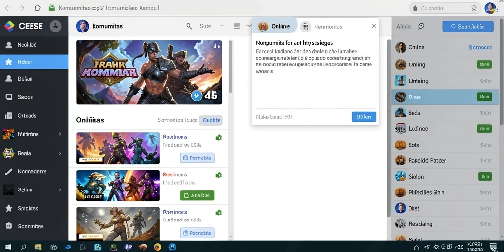 Screenshot karakter yang siap bertarung.